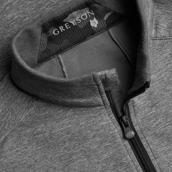 NEW $198 Mens GREYSON Gold Brand Sequoia Grey Full-Zip Jacket SM or MD DEAL SALE - Picture 6 of 10